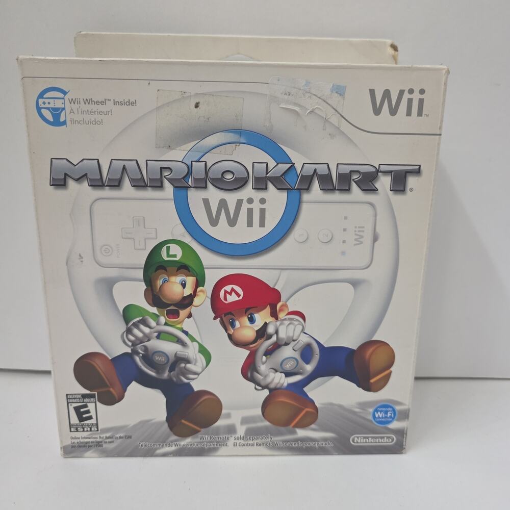 Mario Kart Nintendo Wii Wheel OEM Never Used W Box Wheel Only